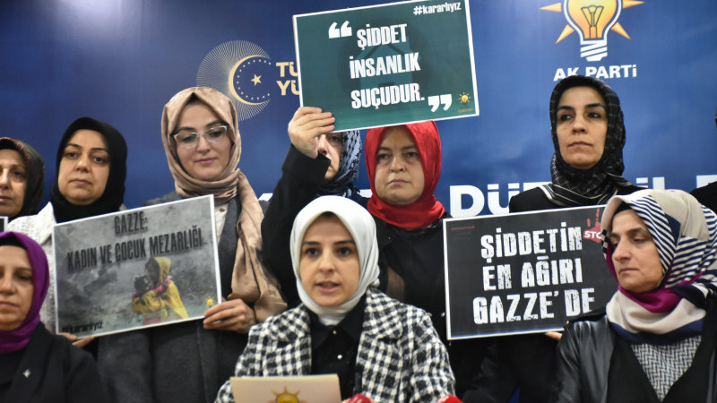 Ak Partili Yılmaz Gazze'deki Kadınlara Dikkat Çekti
