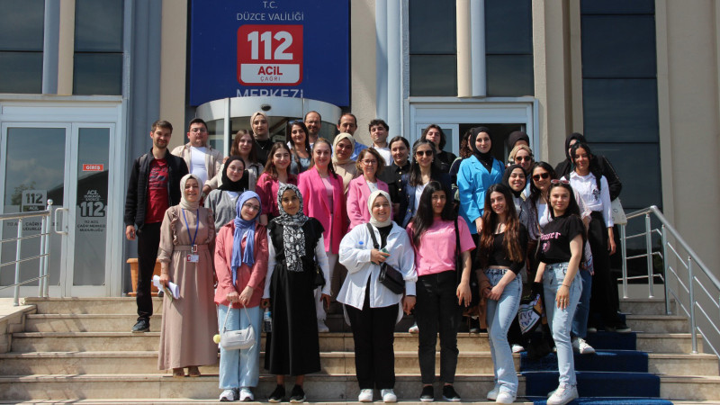 112 Acil Çağrı Merkezi’ne Öğrenci Ziyareti