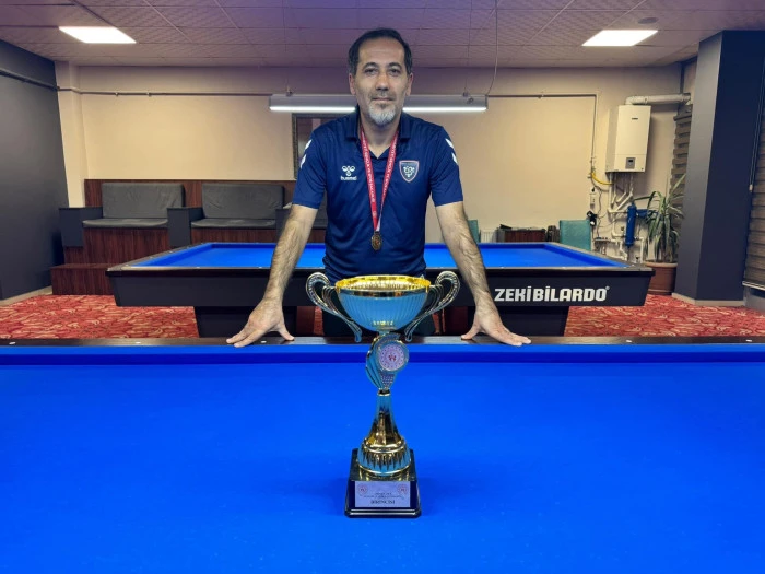 3 Bant Bilardo İl Birinciliği M&uuml;sabakaları Sona Erdi