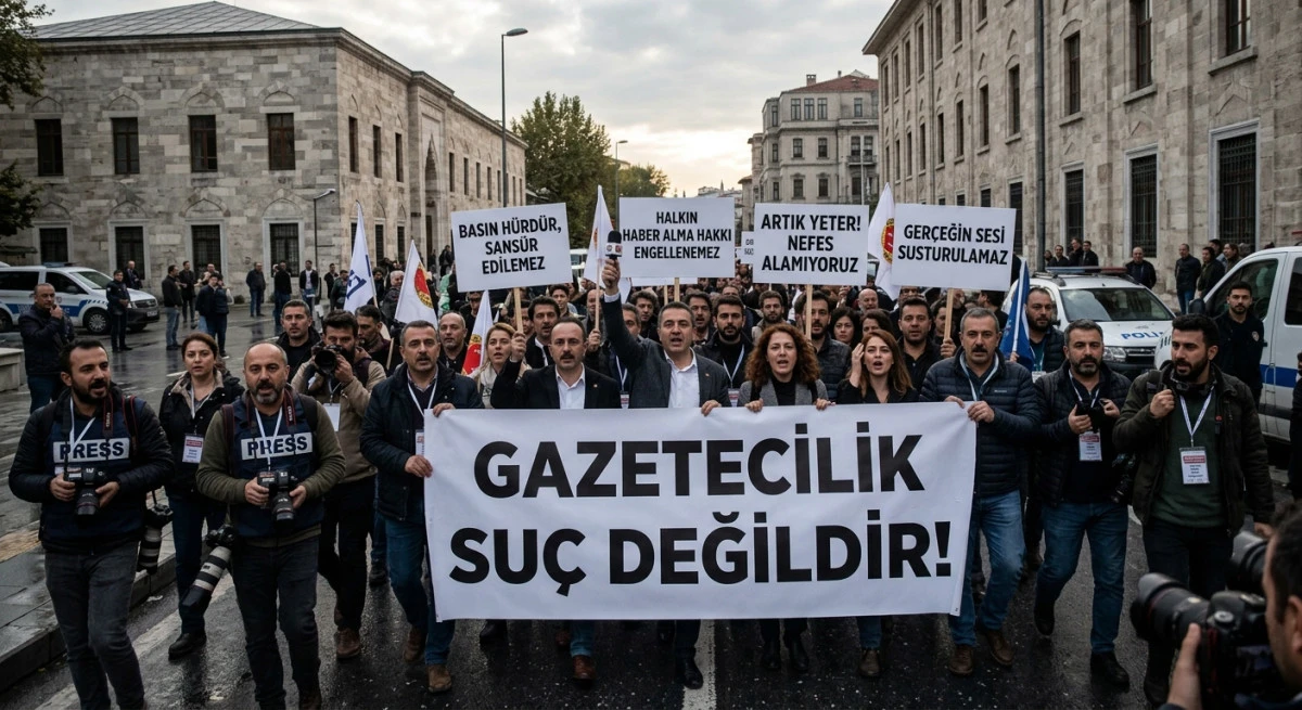 "Basın H&uuml;rd&uuml;r Sans&uuml;r Edilemez" Eylemi Yapılacak !