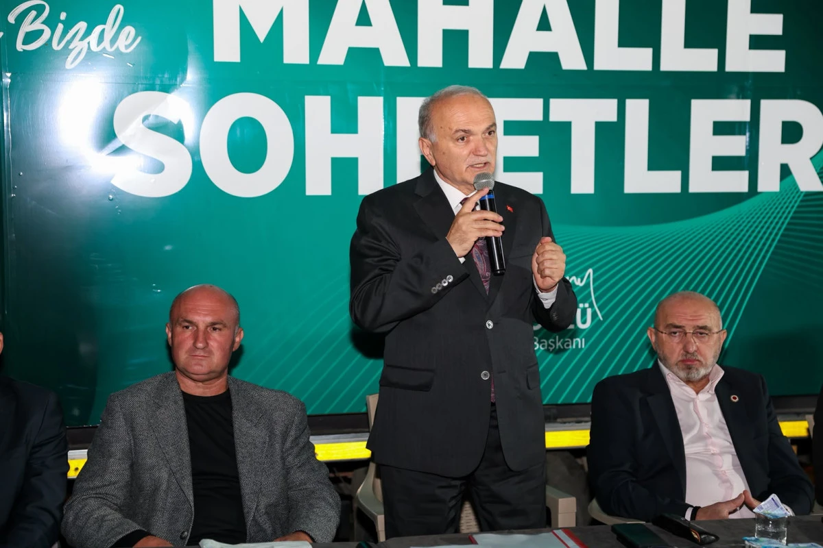 Başkan &Ouml;zl&uuml; Yeşiltepe Sakinleriyle Buluştu