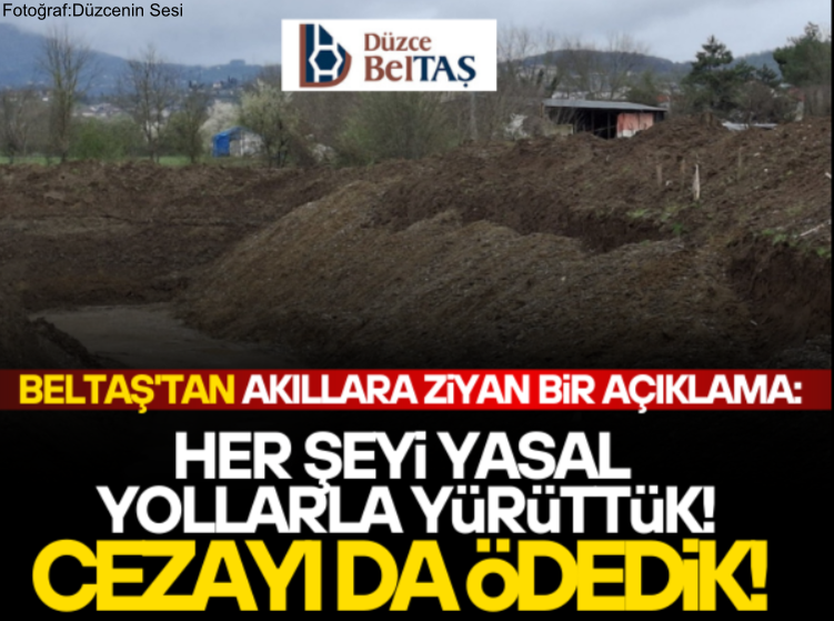 BELTAŞ'IN AÇIKLAMASI TATMİN EDİCİ DEĞİL   