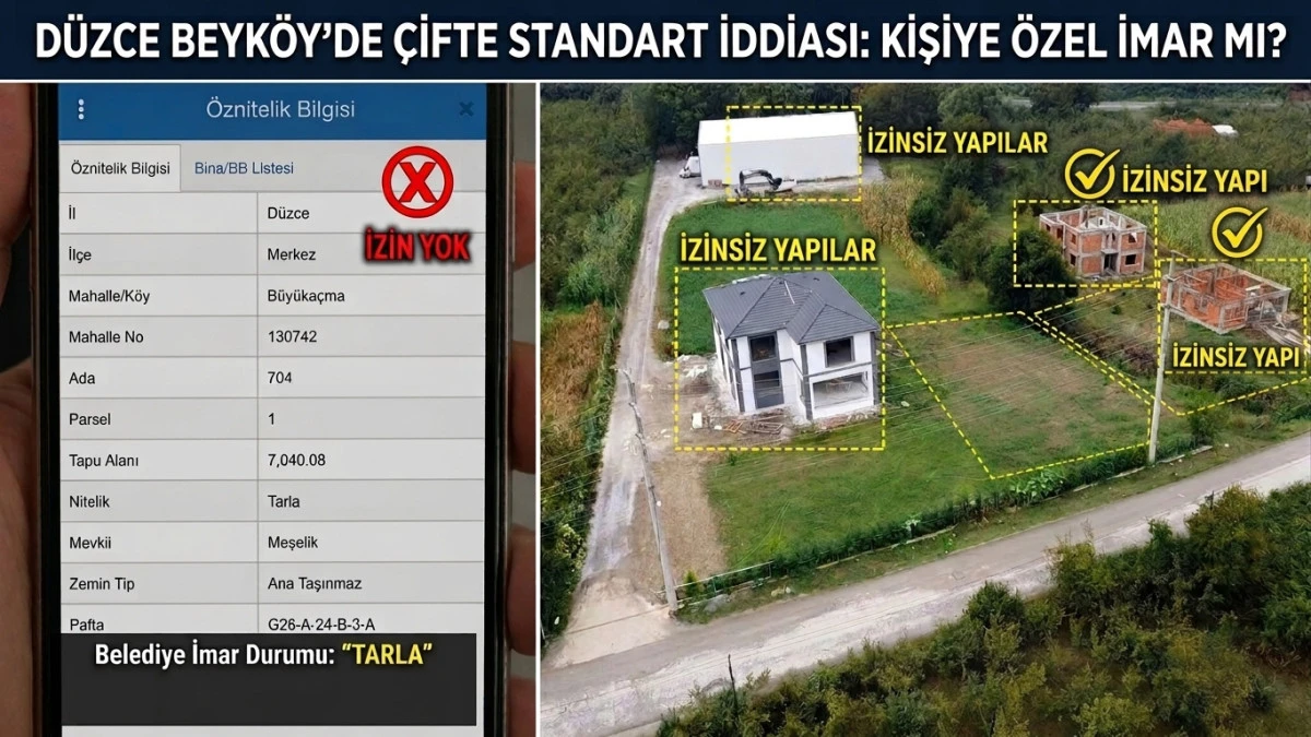 Beyk&ouml;y&rsquo;de &Ccedil;ifte Standart İddiası: İmar Kararı Tepki &Ccedil;ekti