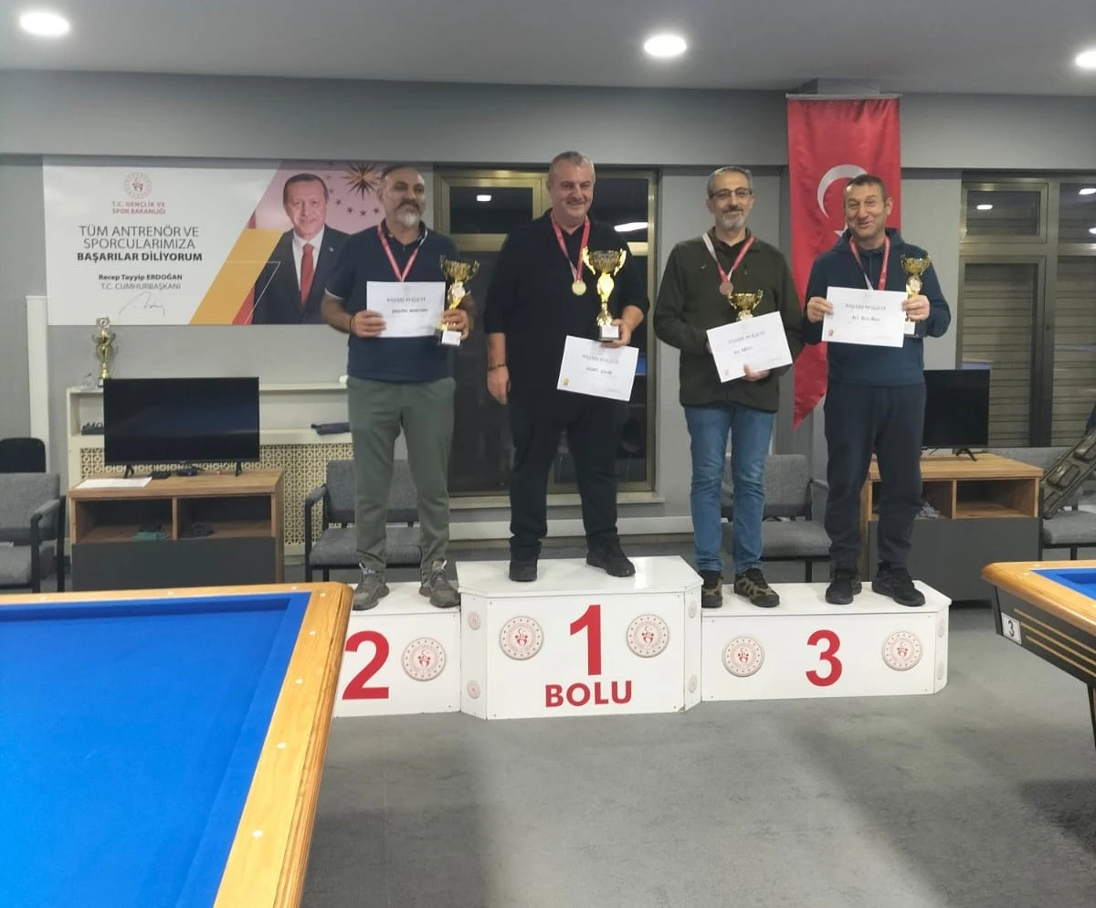 Bilardoda Şampiyon Murat Çolak Oldu     