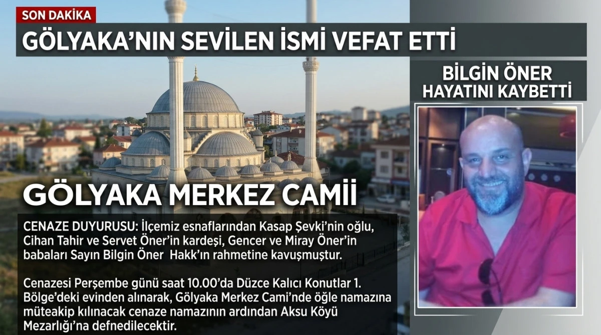 Bilgin &Ouml;ner Hayatını Kaybetti.           