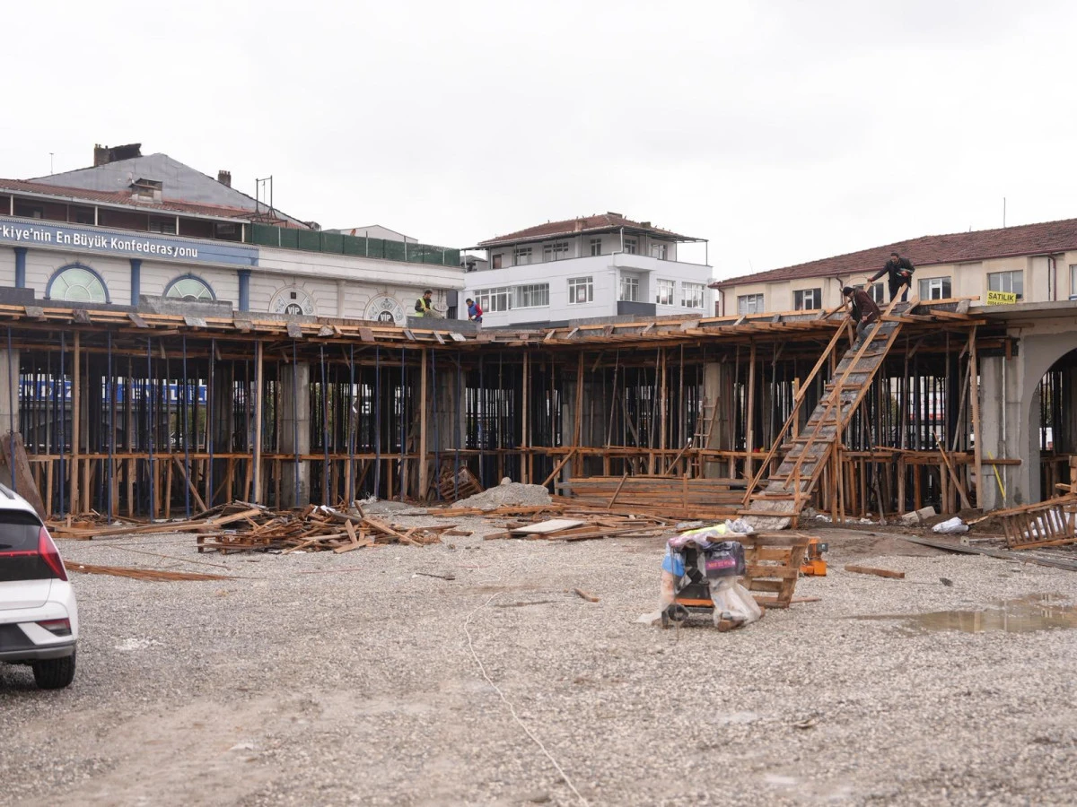 Cedidiye Kent Estetiği Projesi 2. Etabı inşaatında iş Kazası