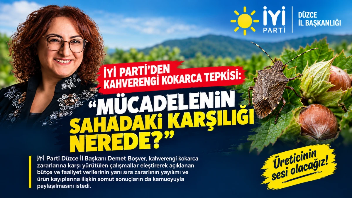 Demet Boşver: &ldquo;Kokarca M&uuml;cadelesinde Sahadaki Karşılık Şeffaf Olmalı&rdquo;
