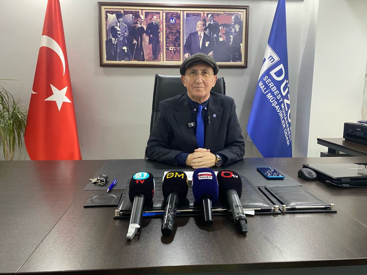 Düzce Mali Müşavirler Odası Başkanı Birol Aksu'dan Çarpıcı Açıklama