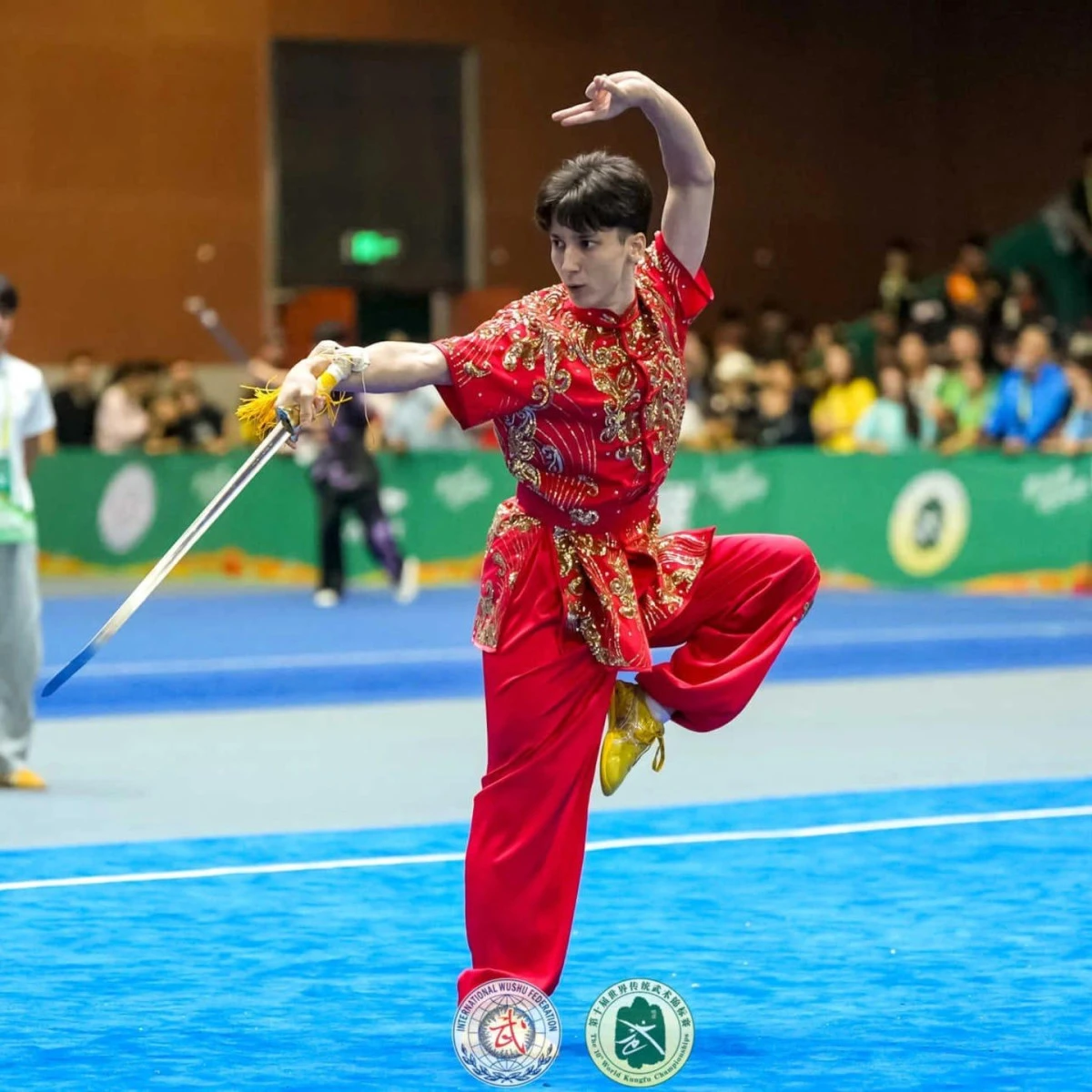 Düzce Üniversitesi'nden Taha Keskin, Kungfu Şampiyonası'na Damga Vurdu