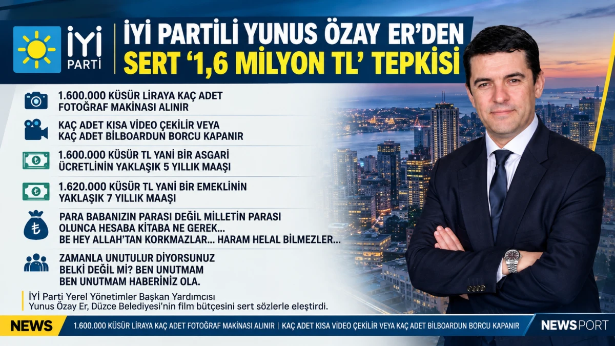 D&uuml;zce'deki Film B&uuml;t&ccedil;esine İYİ Parti'den Sert Tepki!