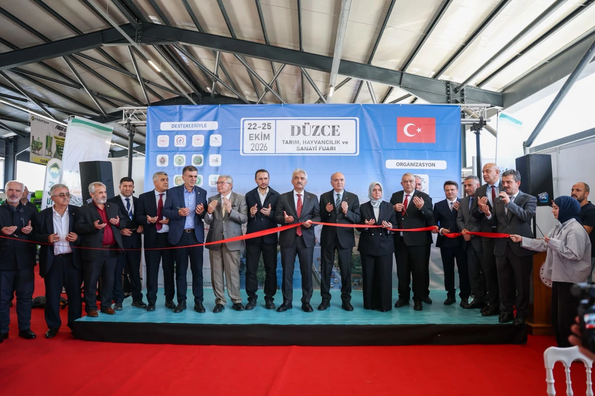 D&uuml;zce&rsquo;nin İlk Fuar Alanında Fuar Heyecanı Başladı