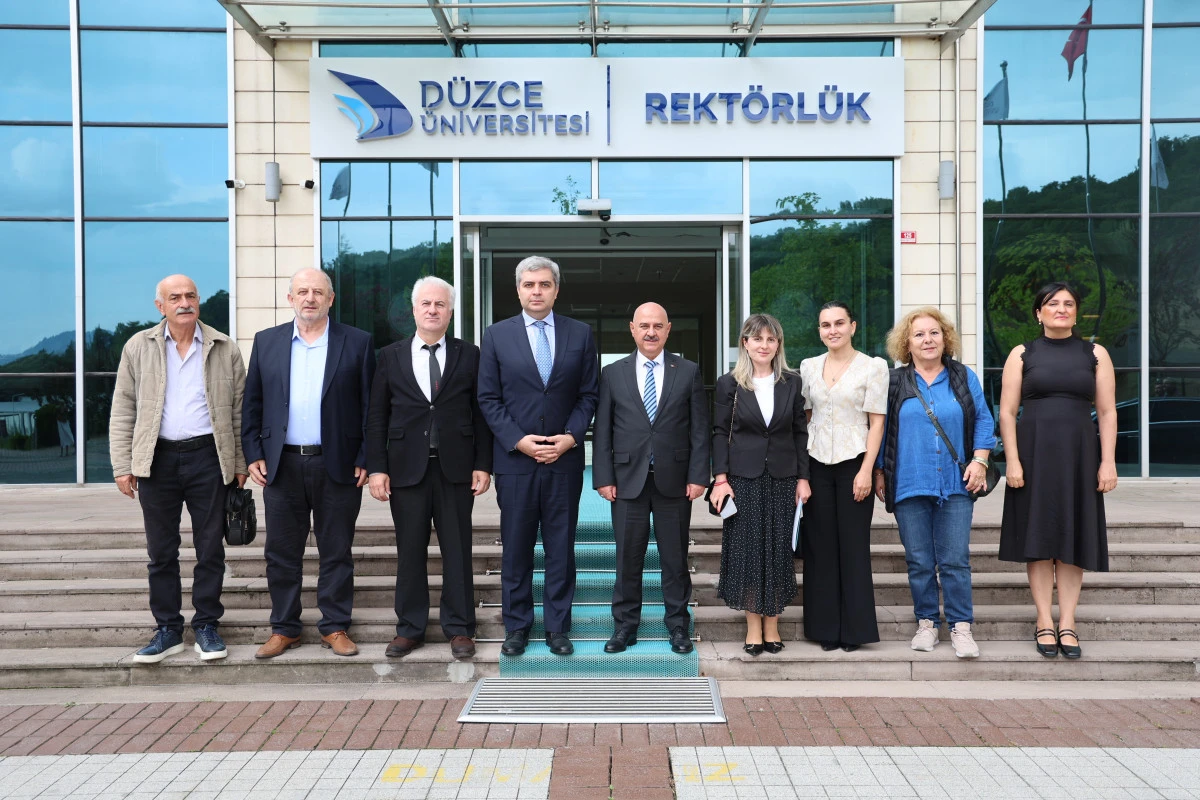 G&uuml;rcistan B&uuml;y&uuml;kel&ccedil;isi Kalandia&rsquo;dan D&uuml;zce &Uuml;niversitesi&rsquo;ne Ziyaret