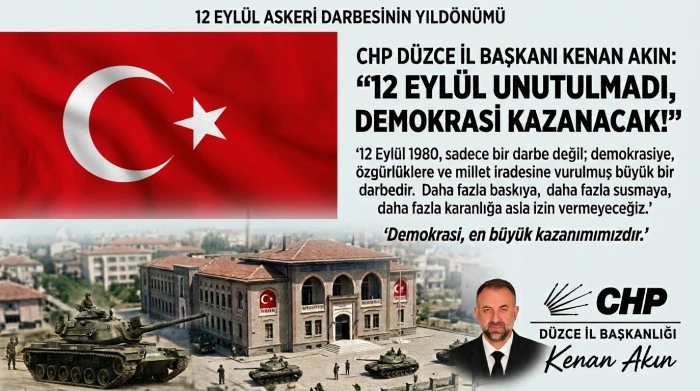Kenan Akın "Demokrasi En B&uuml;y&uuml;k Kazanımımızdır "