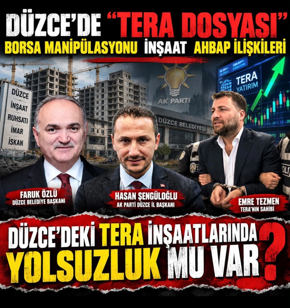 Kenan Akın&rsquo;dan D&uuml;zce Belediyesi&rsquo;ne Sert Sorular