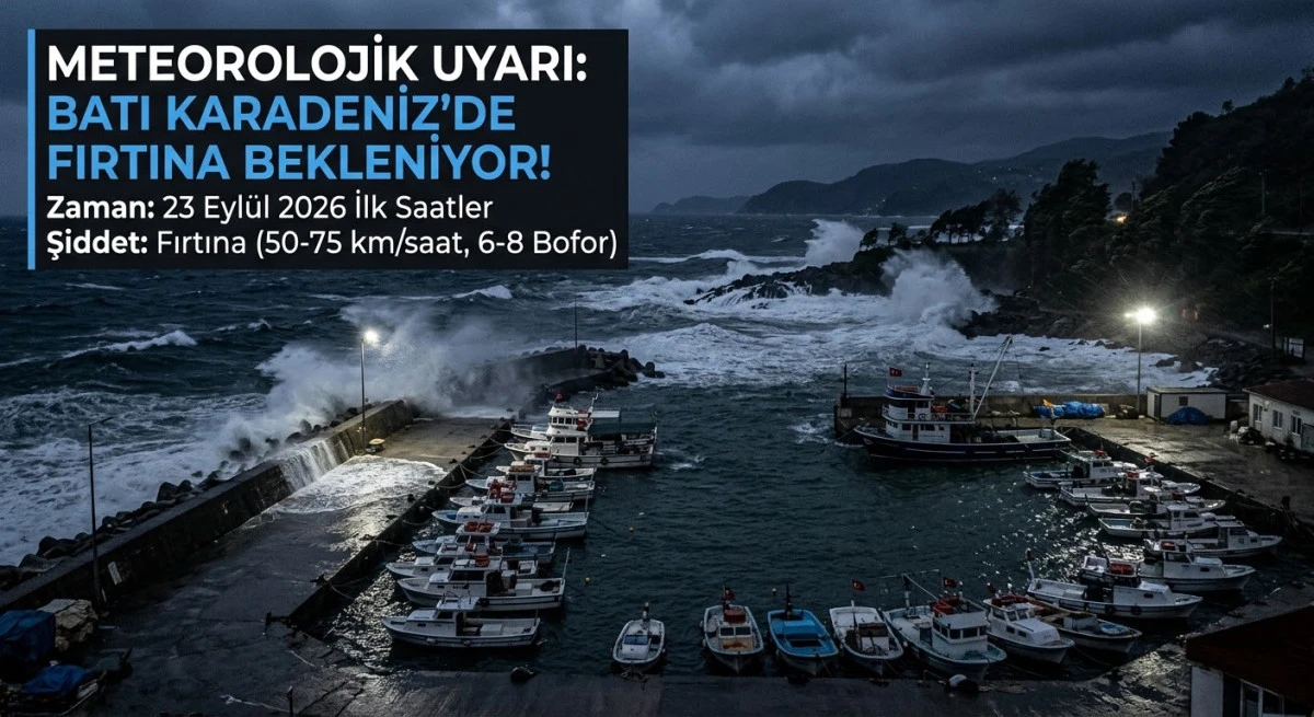 Meteoroloji'den Fırtına Uyarısı Geldi!    