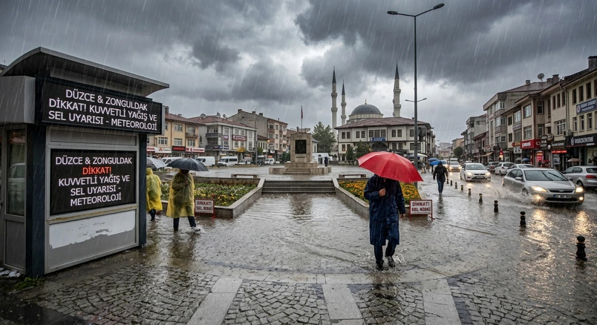 Meteoroloji'den Sağanak Yağış Ve Sel Uyarısı!