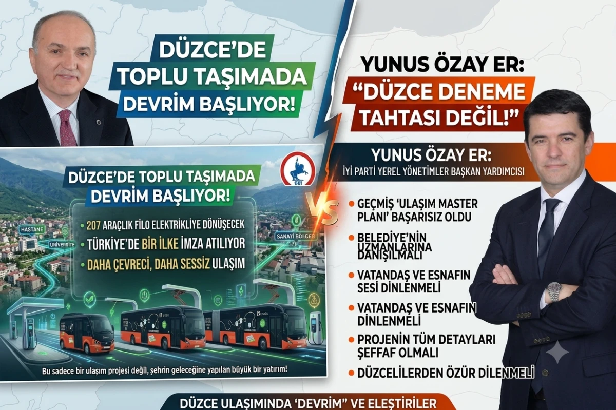 &Ouml;zay Er&rsquo;den &Ouml;zl&uuml;&rsquo;ye Ulaşım Eleştirisi: "D&uuml;zce Deneme Tahtası Değil!"