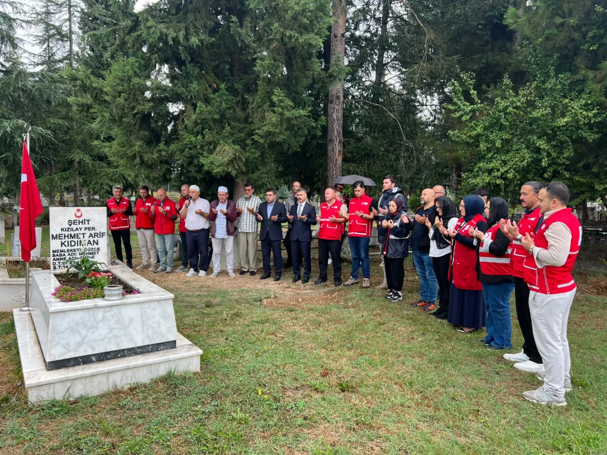Şehit Mehmet Arif Kıdıman D&uuml;zce&rsquo;de Dualarla Anıldı