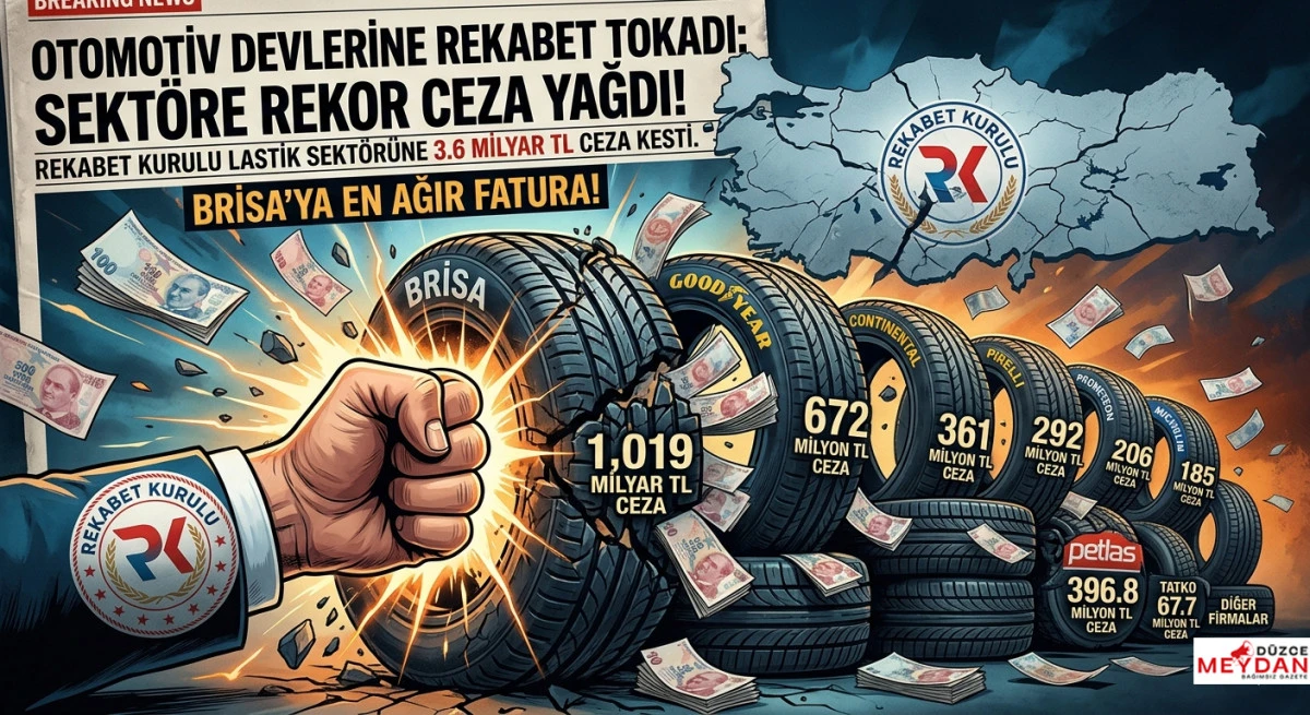 Tavuktan Sonra Sıra Lastikte: Sekt&ouml;re Rekor Ceza yağdı !