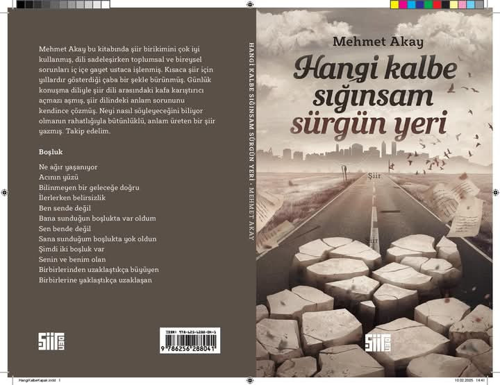 YAZARIMIZ MEHMET AKAY'IN YENİ KİTABI ÇIKTI